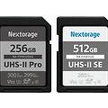 Nextorage, UHS-II SDXC 메모리 카드 : pSLC 메모리