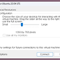 win:: hyperV ubuntu display configuration - set resolution