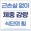 근손실 없이 체중 감량? 단백질 식단의 힘!