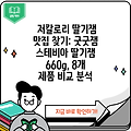 저칼로리 딸기잼 맛집 찾기: 굿굿잼 스테비아 딸기잼 660g, 8개 제품 비교 분석
