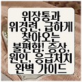 위장통과 위경련, 급하게 찾아오는 불편함! 증상, 원인, 응급처치 완벽 가이드