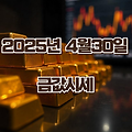 ‘금값 폭락 위기?’ 2025년 4월 30일 금 시세 분석과 투자 꿀팁 완벽 정리
