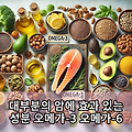 대부분의 암에 효과 있는 성분 오메가-3 오메가-6