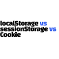 localStorage, sessionStorage vs Cookie 차이점 알아보기