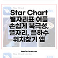 Star Chart 별자리표 어플 - 손쉽게 북극성, 별자리, 은하수 찾기