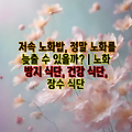 저속 노화밥, 정말 노화를 늦출 수 있을까? | 노화 방지 식단, 건강 식단, 장수 식단