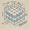 [C++23 새기능 소개] std::mdspan