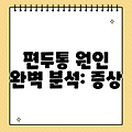 편두통 원인 완벽 분석: 증상