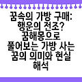 꿈속의 가방 구매: 행운의 전조? 꿈해몽으로 풀어보는 가방 사는 꿈의 의미와 현실 해석