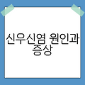 신우신염 원인과 증상