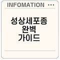 성상세포종 이해하기 증상과 치료는 무엇인가