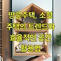 땅콩주택, 소형 주택의 트렌드와 효율적인 공간 활용법