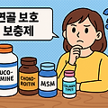 연골 보호에 좋은 보충제, 어떤 걸 선택해야 할까? 종류별 비교 가이드