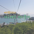 여수 여행 필수 코스 여수 해상 케이블카 솔직후기 feat.할인팁, 이용팁, 자산공원