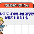 국토부 질의회신 | 대학교 도시계획시설 결정관련 분류도시계획시설