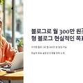 블로그로 월 300만 원? 💰 수익형 블로그 현실적인 목표 설정법