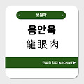 용안육(龍眼肉)