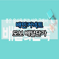 배민커넥트 배민원 도보 바로배달 알뜰배달 배달 단가 6월15일