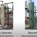 Gas Coalescer / Gas Filter Separator / Filter 차이