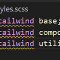 [VSCODE] tailwind 설치 후 vscode에서 "Unknown at rule @tailwind" css warning 끄기