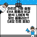 아리프 가든 슬림 EVA 폼롤러 비교 분석: 나에게 딱 맞는 폼롤러는? (네오 민트 포함)