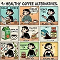 커피 대체 음료, 건강한 카페인 섭취 방법 ☕🌿💡