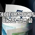 데이터 분석으로 보는 마케팅 실무와 솔루션 활용법