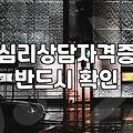 심리상담가 자격 조건과 실제 업무 현장의 현실