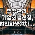 기업회생 절차, 법정관리 신청과 비용, 그리고 변호사 선임 시 고려사항