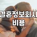 맞선 준비 과정과 소요되는 실제 비용