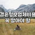 현실적인 결혼정보업체 이용과 성례를 고민할 때 알아둘 점