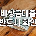 급한 마음에 열어본 비상금 대출 통장