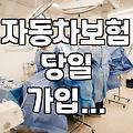 급하게 차를 빌려야 해서 당일 자동차 보험을 찾아봤다