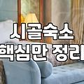 시골 마을 한복판에서 보낸 1박 2일이 생각보다 길게 느껴졌다