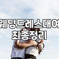 드레스 렌탈, 남들 하는 대로 다 했다가 후회하지 않으려면