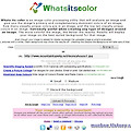 원하는 이미지에 사용된 주요 color를 추출 - WhatsItsColor
