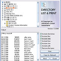 폴더안의 파일리스트를 엑셀, 워드로 - Directory List & Print