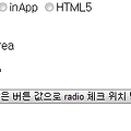 jquery radio 테스트