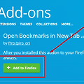 파이어폭스 북마크 항상 새탭으로 열기 ㅡ 링크