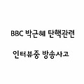 BBC 박근혜 탄핵관련 인터뷰중 방송사고