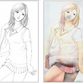 인공지능을 이용 자동 색칠을 해주는 무료 웹서비스 Paints Chainer