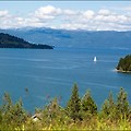 미국 서부여행 몬타나 #051 - 투명한 플랫헤드 호수(Flathead Lake)와 홀리데이인 호텔