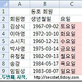 [엑셀 함수] 날짜와 시간 함수 WEEKDAY 함수 강좌입니다.