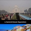 해외 유명 관광지의 이상과 현실