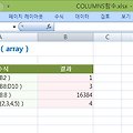 [컴활 2급] 엑셀 COLUMNS 함수로 열의 개수 구하기