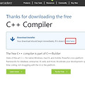 무료 c++컴파일러 (C++Builder BCC32C)