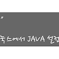 Linux〃CentOS 자바 설정