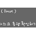 Linux〃 디스크 용량 확인하기