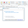 Win8/10 탐색기의 리본메뉴 제거 - Ribbon Disable