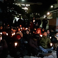 최북단 마을 고성군에서 박근혜 퇴진 촛불집회 열려